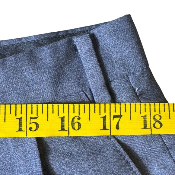 Lauren Ralph Lauren Pants Mens 36W X 30L Charcoal Blue Herringbone Straight Leg - Picture 6 of 10